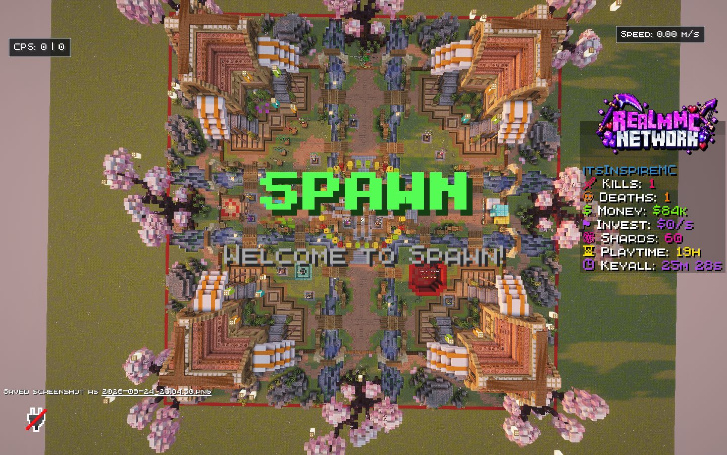 REALM MC spawn from above