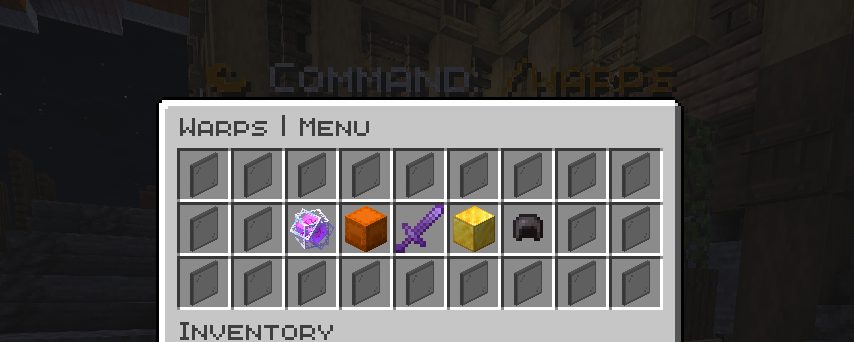 Warps Menu